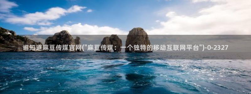 麻豆床传媒app官网：谁知道麻豆传媒官网(\