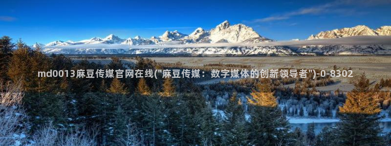 麻豆影视传媒app官网：md0013麻豆传媒官网在线(\